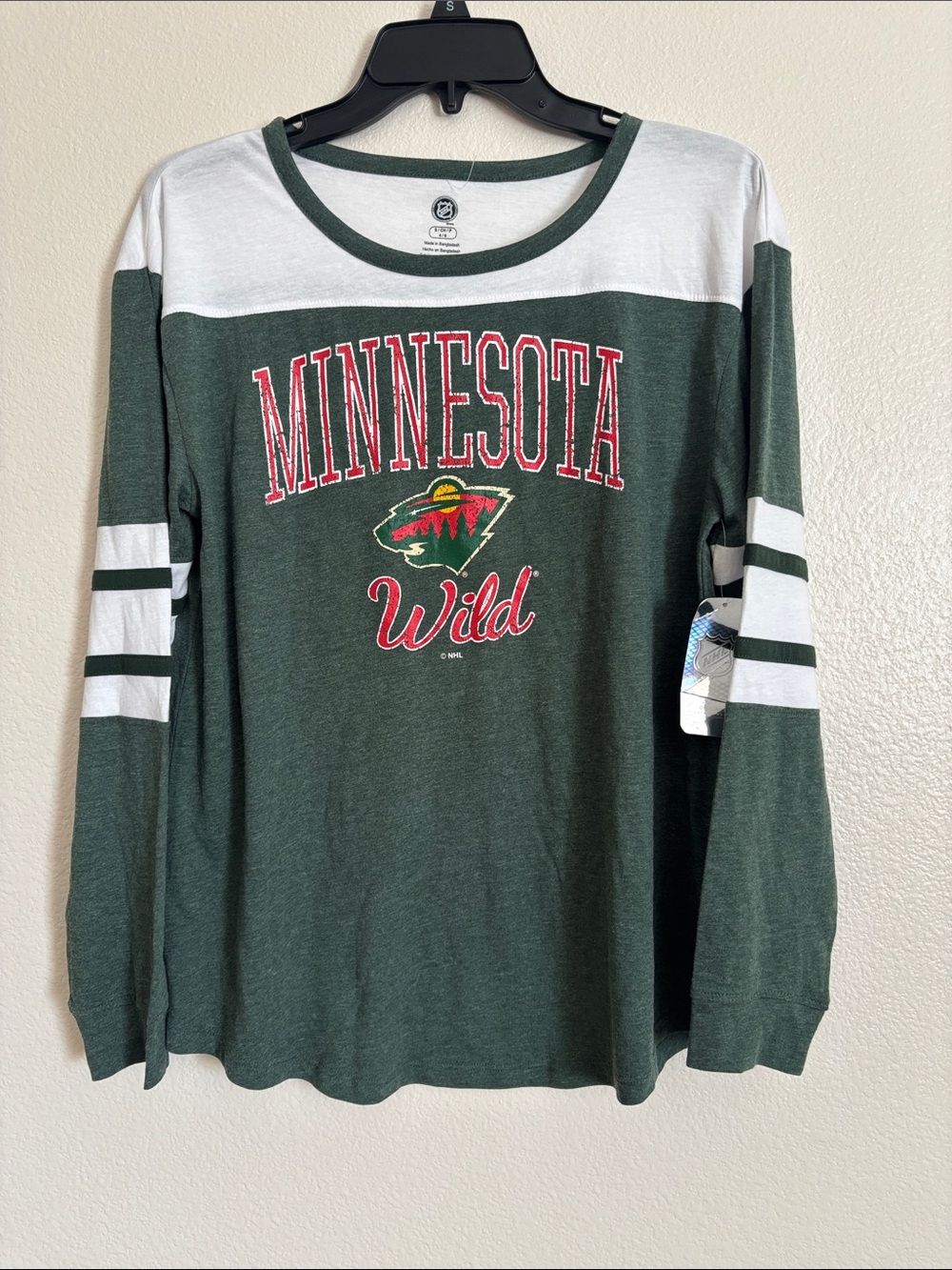 Minnesota Wild Tee Shirt Size Small